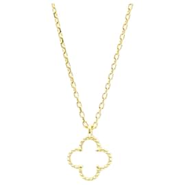 Van Cleef & Arpels-Van Cleef & Arpels Sweet Alhambra Pendant Necklace-Golden
