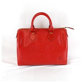 Louis Vuitton-Louis Vuitton Speedy 25 Handbag-Red