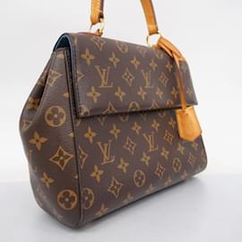 Louis Vuitton-Louis Vuitton Monogram Cluny BB Handbag-Brown,Blue