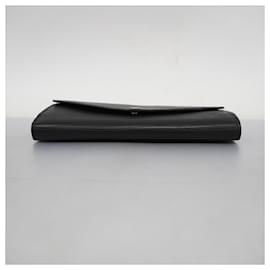 Louis Vuitton-Louis Vuitton Long Wallet Epi Portefeuille Sarah M60582 Noir-Black