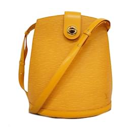 Louis Vuitton-Louis Vuitton Epi Cluny Shoulder Bag-Yellow