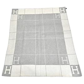 Hermès-Hermes Avalon III Blanket-Brown,White