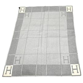 Hermès-Hermes Avalon III Blanket-Brown,White