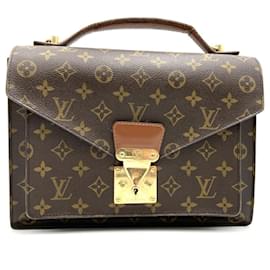 Louis Vuitton-Louis Vuitton Monceau Handbag-Brown