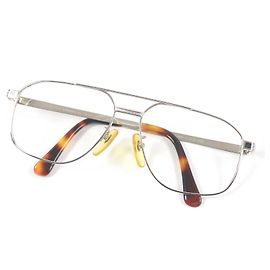 SEIKO LIONDOR Pt850 Glasses Silver Silvery