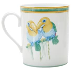 Hermès-Hermes Le jardin de Pythagore Ceramic Cup 2pcs-White