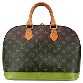Louis Vuitton-Louis Vuitton Monogram Alma Handbag Brown-Brown