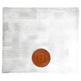 Fendi-Fendi Canvas Coin Case-Brown
