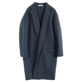 Céline Celine Cashmere Egg Crombie Coat Green Green