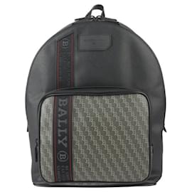 Bally-Bally Sarkis PBB Off Shore Black Leather Backpack-Black