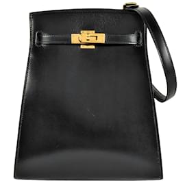 Hermès-Hermes Kelly Sport PM Shoulder Bag-Black