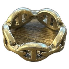 Hermès Anello catena d'ancora Silver hardware