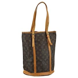 Louis Vuitton-LOUIS VUITTON Monogram Bucket GM Shoulder Bag M42236 LV Auth 105824-Monogram