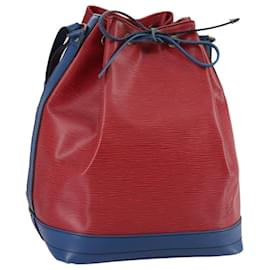 Louis Vuitton-LOUIS VUITTON Epi Noe Shoulder Bag Bicolor Red Blue M44084 LV Auth 105531-Red,Blue