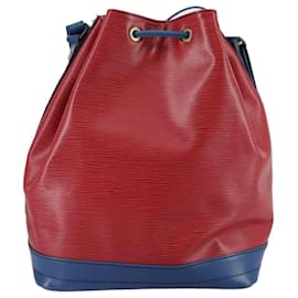 Louis Vuitton-LOUIS VUITTON Epi Noe Shoulder Bag Bicolor Red Blue M44084 LV Auth 105531-Red,Blue