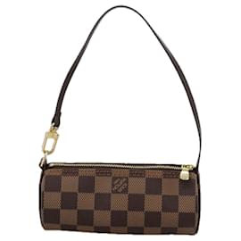 Louis Vuitton-LOUIS VUITTON Damier Ebene Papillon Pouch LV Auth 108541-Other
