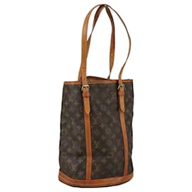 Louis Vuitton-LOUIS VUITTON Monogram Bucket GM Shoulder Bag M42236 LV Auth 108535-Monogram