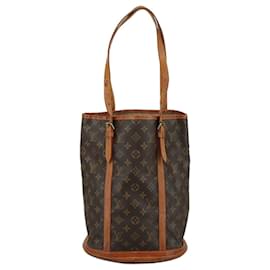 Louis Vuitton-LOUIS VUITTON Monogram Bucket GM Shoulder Bag M42236 LV Auth 108535-Monogram