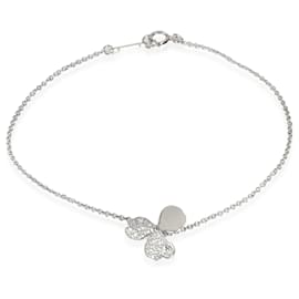 Tiffany & Co-Pulseira Paper Flowers da Tiffany & Co. com diamantes em platina 0,17 CTW-Outro