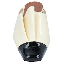 Autre Marque-THE OTHER THING Patent leather mules IVORY Excellent condition T37 IT-Cream