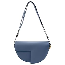 Autre Marque-Patou Sky Blue Leather Le Patou Bag-Blue