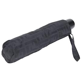 Fendi-Fendi Zucca Logo Black Monogram Umbrella-Black