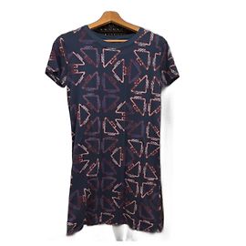 Robe T-shirt Hermès Bleu Marine Coton Bleu Marine