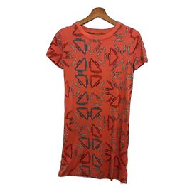 Robe T-shirt Hermès Corail en Coton Corail