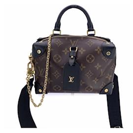 Louis Vuitton-Monogram Canvas Petite Malle Souple Shoulder Bag-Brown