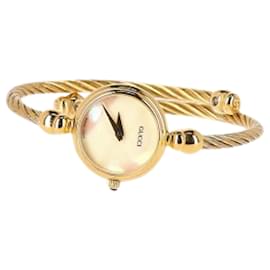 Gucci- Gucci 2700.2L Bangle Vintage Watch in Gold Stainless Steel -Golden