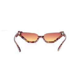 Autre Marque-NON SIGNE / UNSIGNED Sunglasses T.  Plastic-Orange
