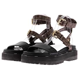 Fendi-FENDI Sandals T.EU 39 Leather-Black