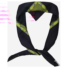 Hermès-Multicoloured Liberte Egalite silk scarf-Multiple colors