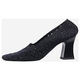 The row Black crocheted pumps - size EU 40 Other