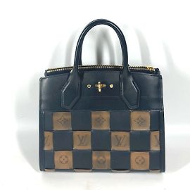 Sac City Steamer PM Monogram Reverse Louis Vuitton Marron Noir