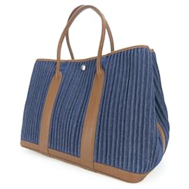 Hermès-Sac Tote Hermes Jardin PM-Marron,Autre