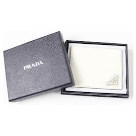 Prada-Prada Saffiano Leather Card Case-White