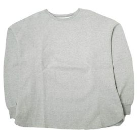 Autre Marque Grauer Oversized Crewneck Sweatshirt Danke Schon Braun