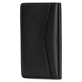 Louis Vuitton-Louis Vuitton Leather Card Case M60642-Black