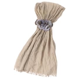 Fendi-FENDI Cashmere Silk Orirag Candy Stole Shawl-Other