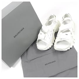 Balenciaga-Balenciaga Track Sandal Mesh White 617543-White