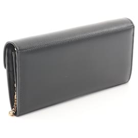 Fendi-Fendi Leather FF Diamond Shoulder Bag 8M0365-Black