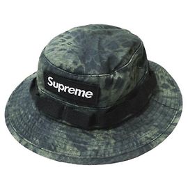 Supreme Cappello boonie militare supremo S/M camouflage nero Altro