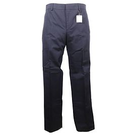 Hermès Pantalones de algodón Hermes H835210H40142 Azul marino