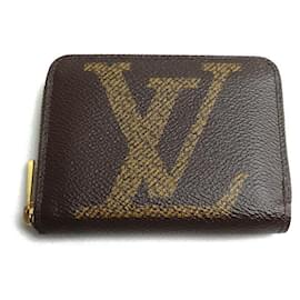 Louis Vuitton-Louis Vuitton Monogram Giant Zippy Coin Purse M69354-Brown