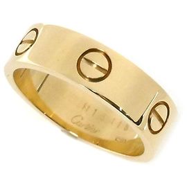 Cartier Yellow Gold Love Ring 17.5 Golden