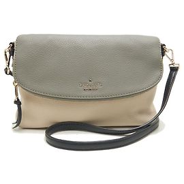 Kate Spade Leather Shoulder Bag PXRU7831 Beige