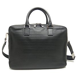 Sac à dos en cuir Dior Noir