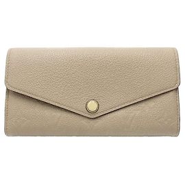 Louis Vuitton Leather Long Wallet M82256 Brown