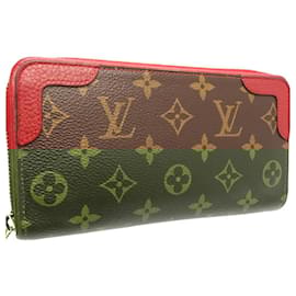 Louis Vuitton-Louis Vuitton Zippy Wallet M61854 Monogram-Brown